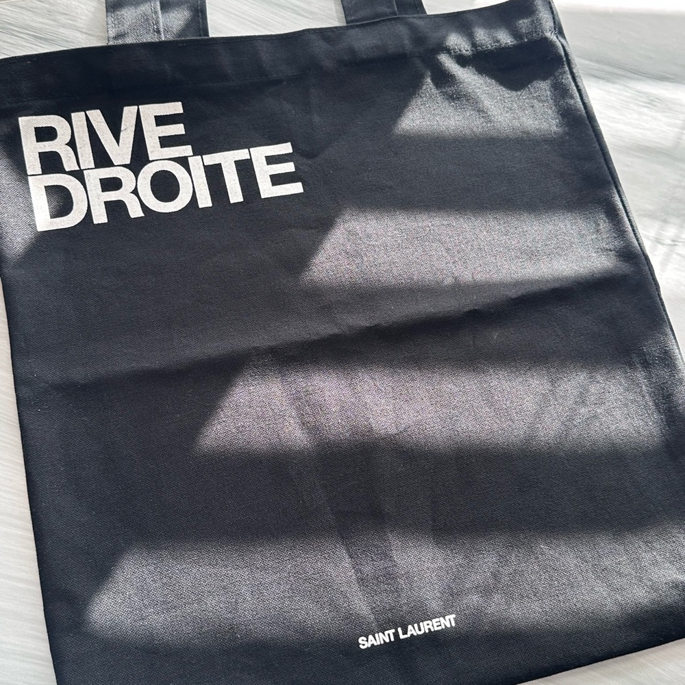 Saint Laurent Rive Droite Black Tote